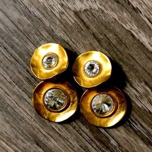 Vintage clip on earrings